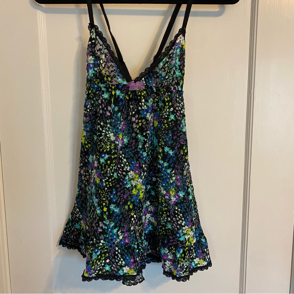 Victoria’s Secret Black Lace Babydoll Lingerie